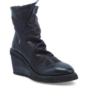 AS98 Tremont Black Wedge Boot